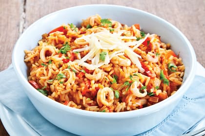 Arroz con calamares.