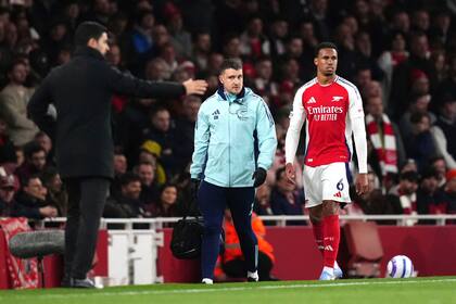 Arsenal: Gabriel se lesiona una semana antes del partido contra Real Madrid en la Champions
