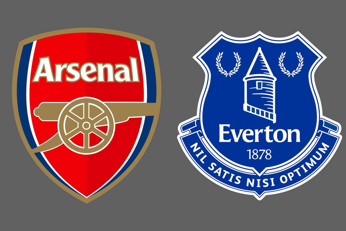 Arsenal y Everton disputaron uno de los encuentros de la jornada del fútbol inglés