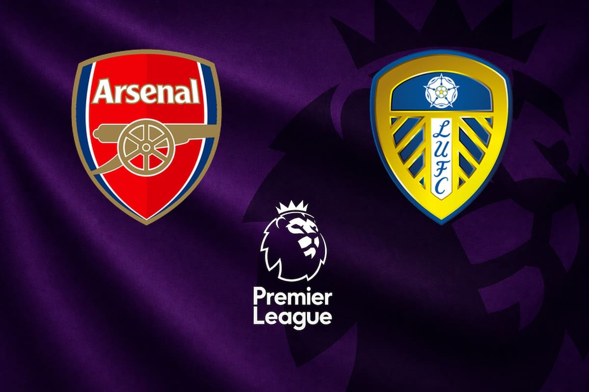 Arsenal y Leeds United disputaron uno de los encuentros de la jornada del fútbol inglés