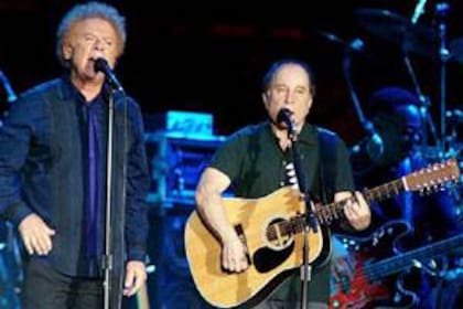 Art Garfunkel y Paul Simon en un reencuentro, como en los buenos tiempos
