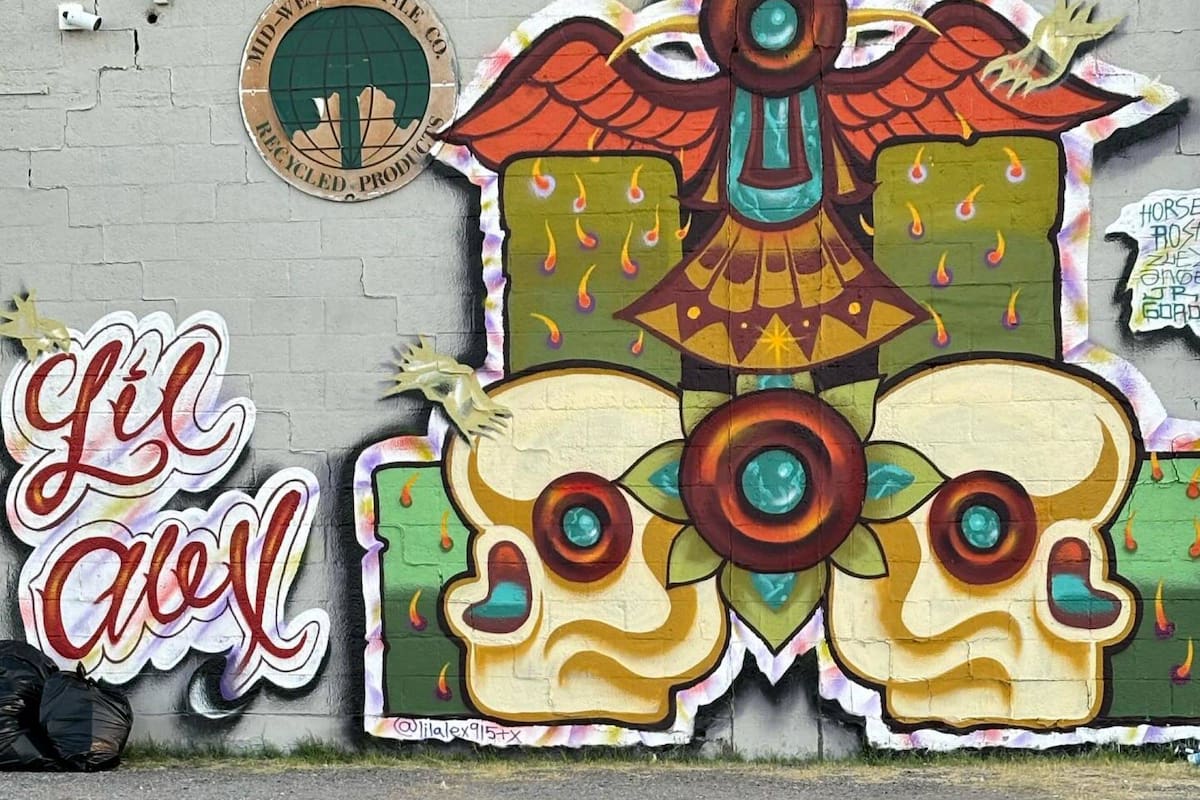 Arte callejero en Segundo Barrio, El Paso