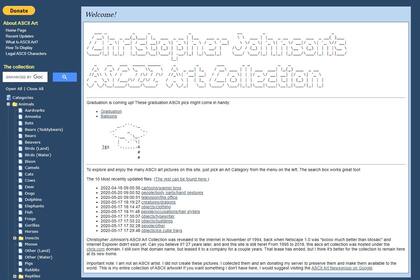 Arte con caracteres de texto