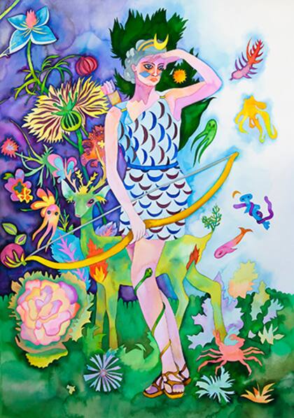 Artemis, obra de Ana Clara Soler exhibida en Quimera