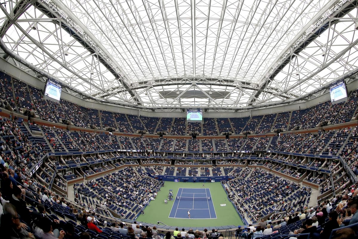 Arthur Ashe Stadium.