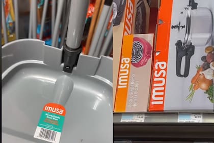 Artículos domésticos como ollas Imusa también están disponibles en el local