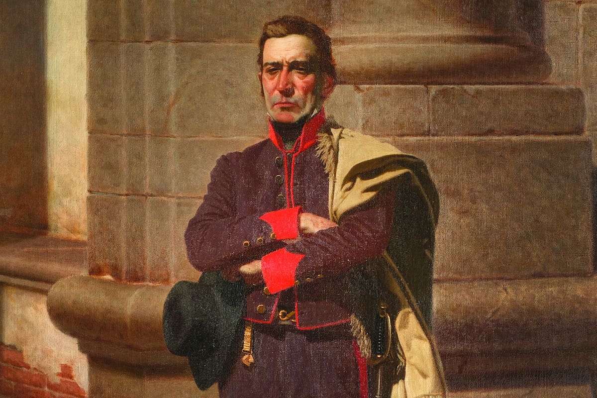 Artigas en la Ciudadela, óleo de Juan Manuel Blanes (1884)