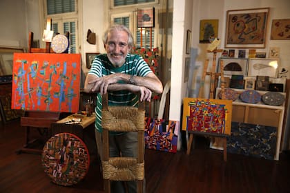 Adolfo Nigro en su taller
