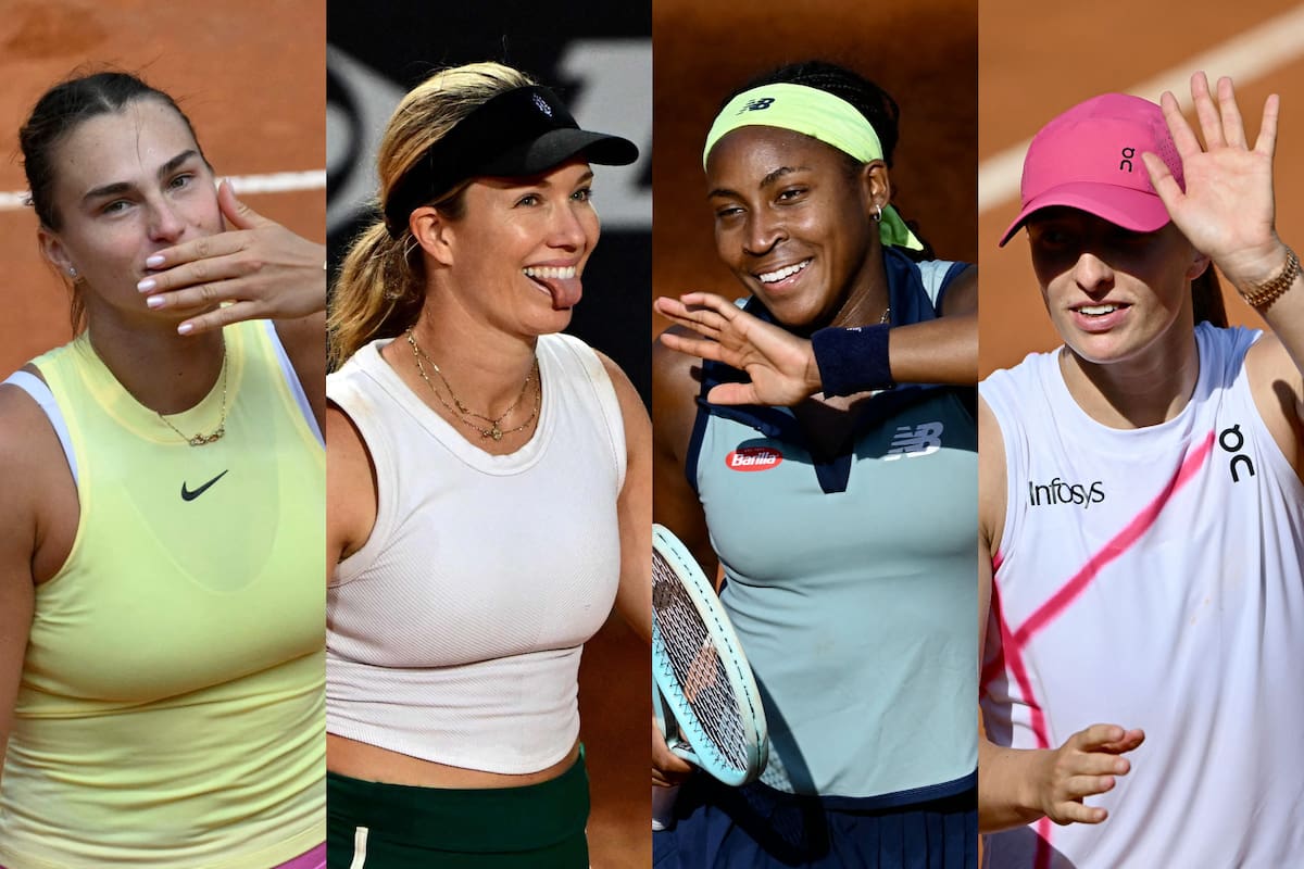 Aryna Sabalenka vs. Danielle Collins y Cori Gauff vs. Iga Swiatek: los cruces de semifinales del Masters 1000 de Roma 2024