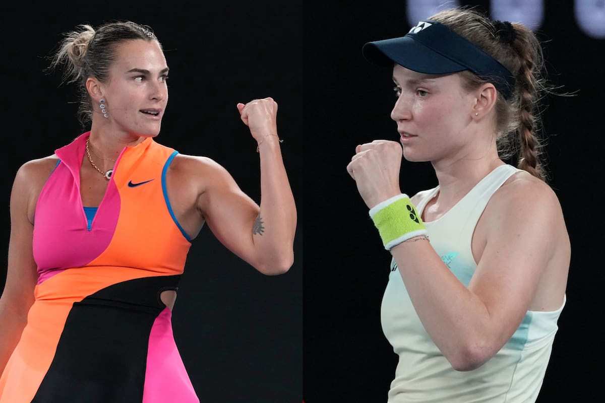 Aryna Sabalenka y Elena Rybakina se enfrentarán en la final del Australian Open 2026, el primer Grand Slam de la temporada