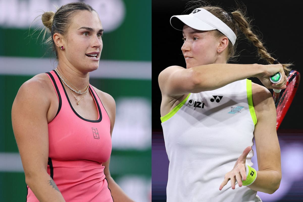 Aryna Sabalenka y Elena Rybakina se enfrentarán en la final del Masters 1000 de Indian Wells 2026