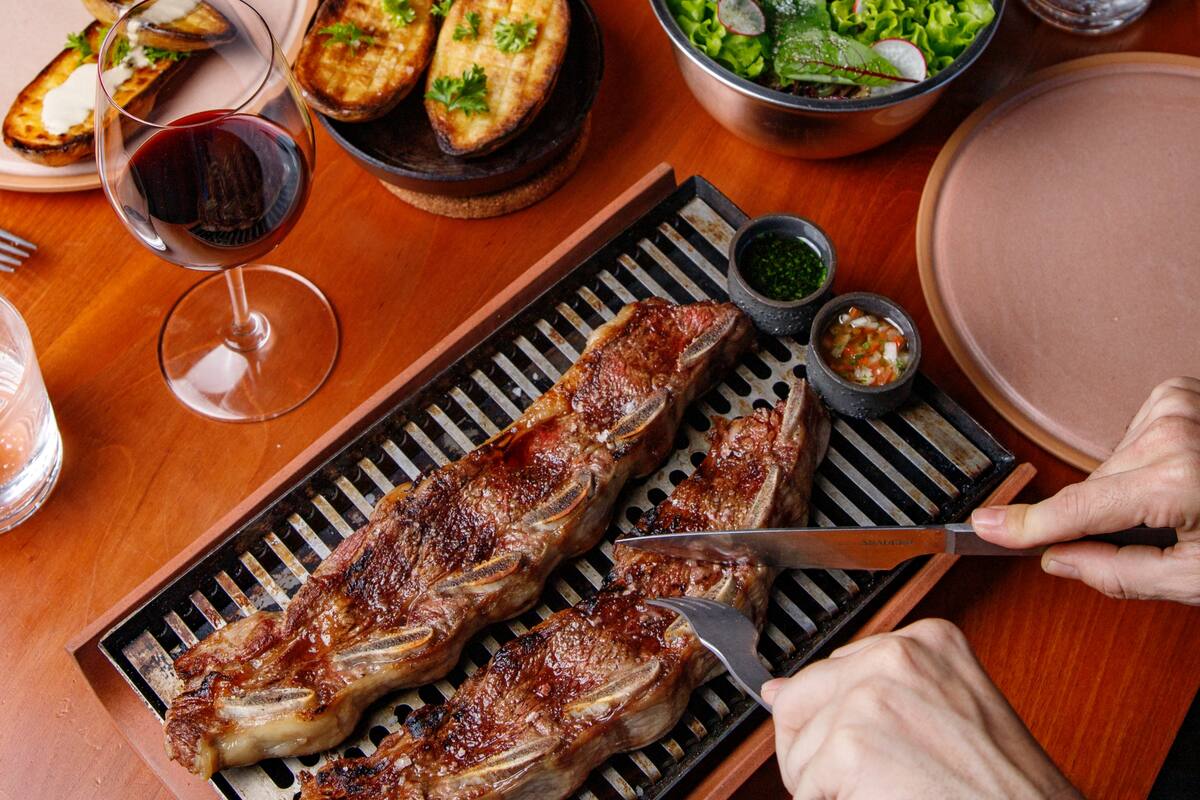 Asado de tira, para compartir en Asadero.