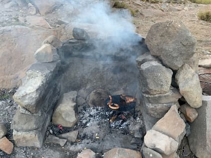 Asado para uno.