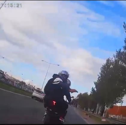 Asaltantes de motos