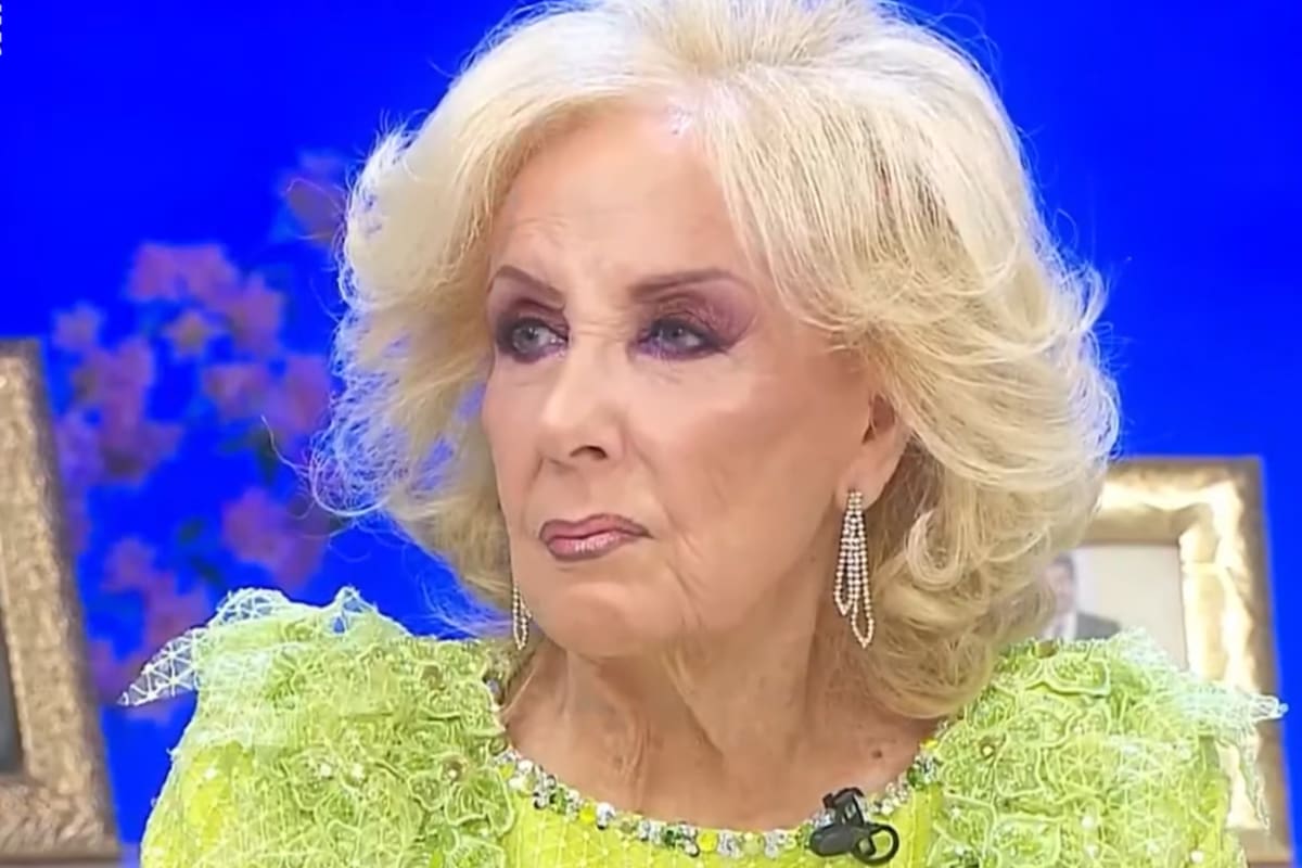 Aseguran que la grabación del primer programa de Mirtha Legrand "pende de u hilo" por su estado de salud