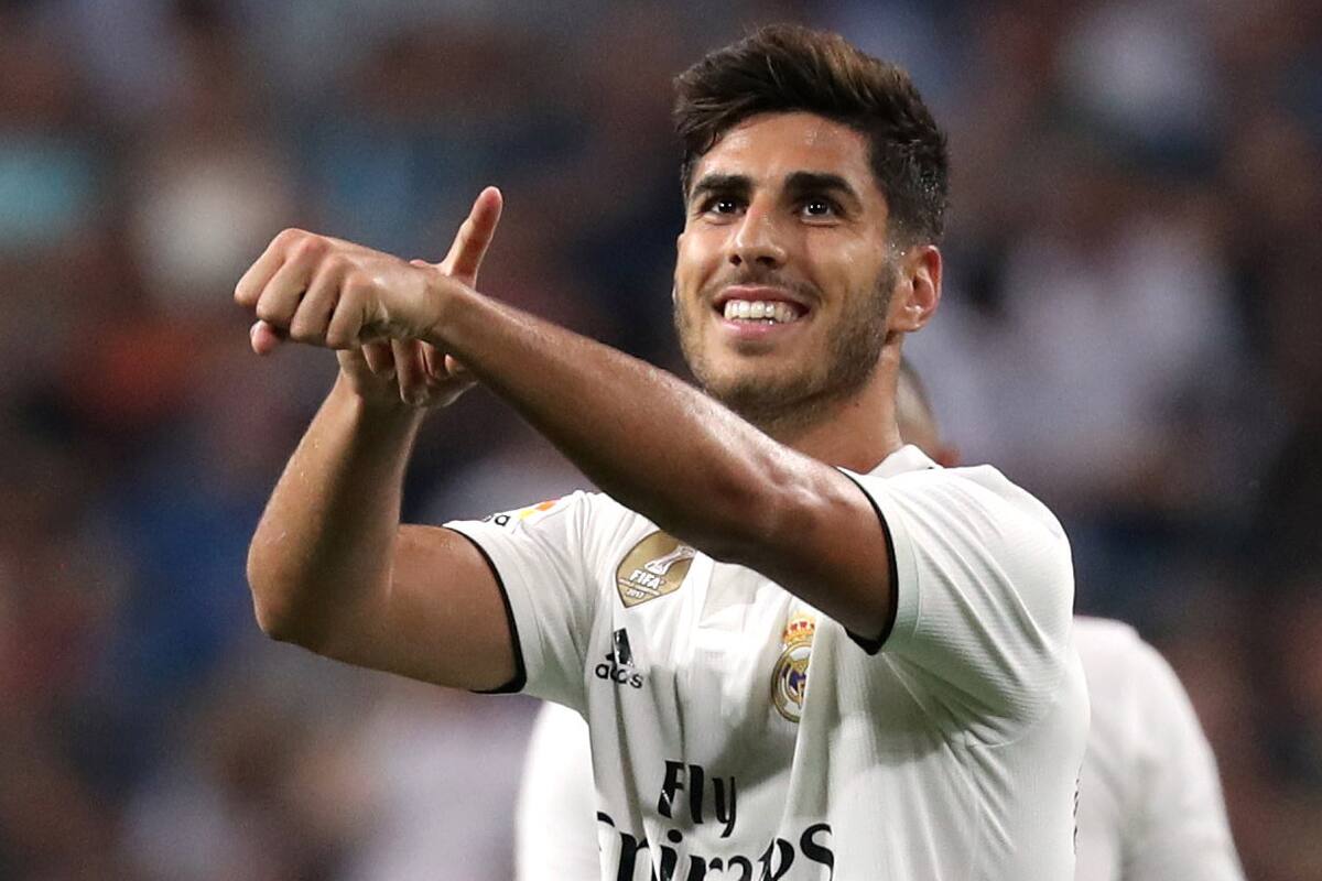 Asensio, autor del gol de Real Madrid ante Espanyol de Barcelona