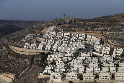 Asentamiento israelí de Givat Zeev, cerca de la ciudad palestina de Ramallah en Cisjordania