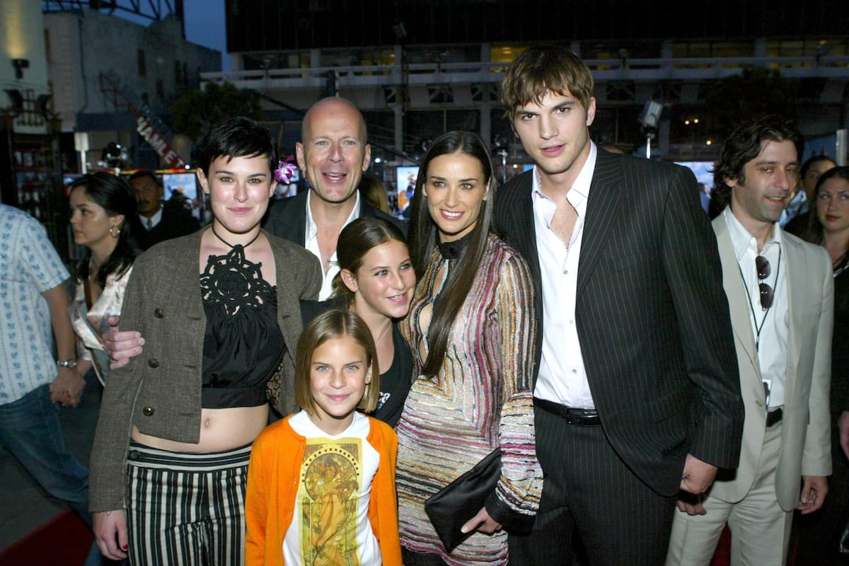 Ashton Kutcher reveló que intente mantenerse en contacto con las tres hijas de su expareja, Demi Moore