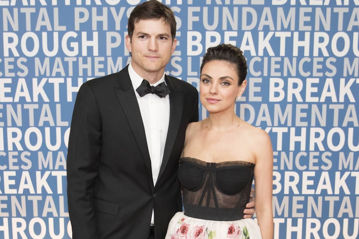 Ashton Kutcher y Mila Kunis, bellos y solidarios