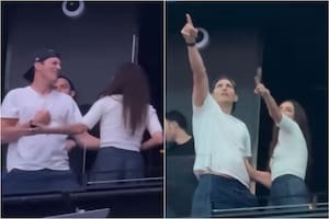 Ashton Kutcher y Mila Kunis presenciaron un concierto de Backstreet Boys en Las Vegas