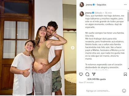 Así anunció Jimena Barón que estaba en la dulce espera de su segundo hijo