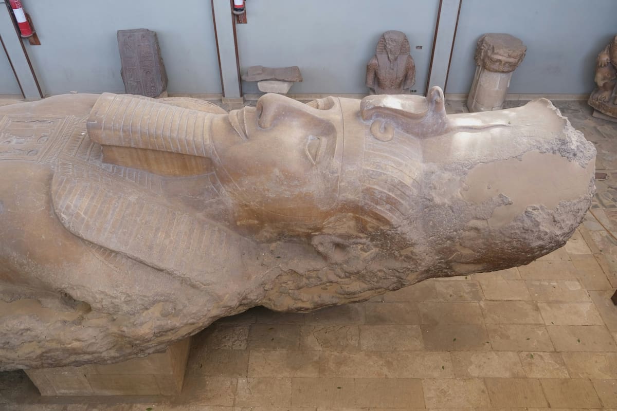 Así apareció la mitad faltante de Ramsés II en Egipto