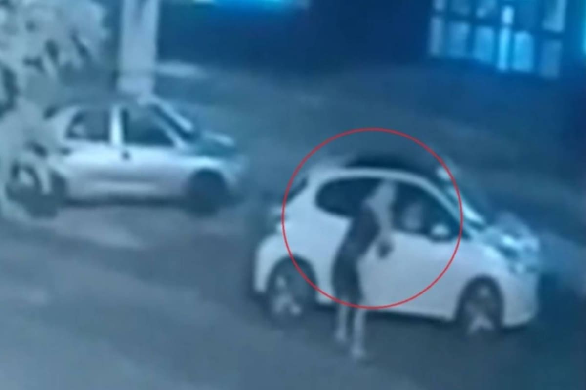 Así atacaban y le robaban a la docente en La Plata