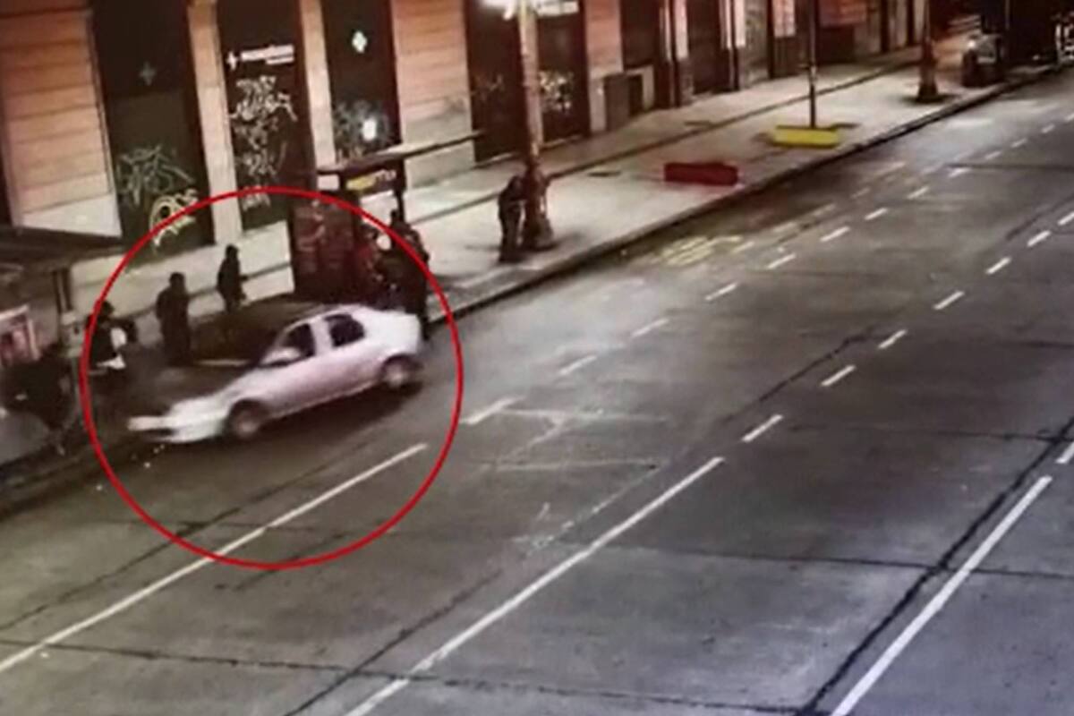 Así atropelló a dos personas el conductor alcoholizado en el barrio de Constitución