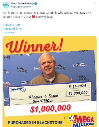 Así celebraron en redes sociales al ganador del premio de Mega Millions