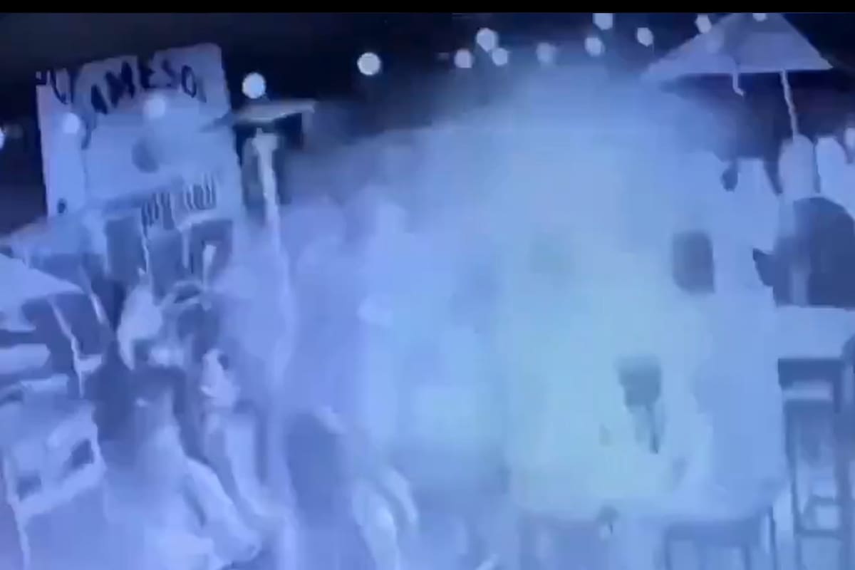 Así comenzó el incendio en un bar de San Miguel