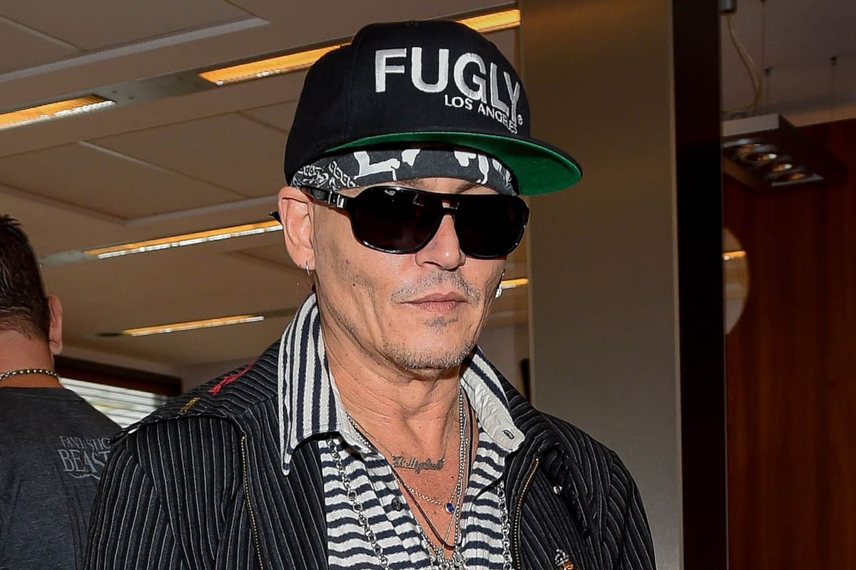 Así de desmejorado lo captaron los paparazzi a Johnny Depp la semana pasada