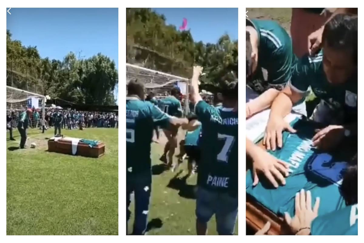 Así despidieron al jugador chileno que falleció