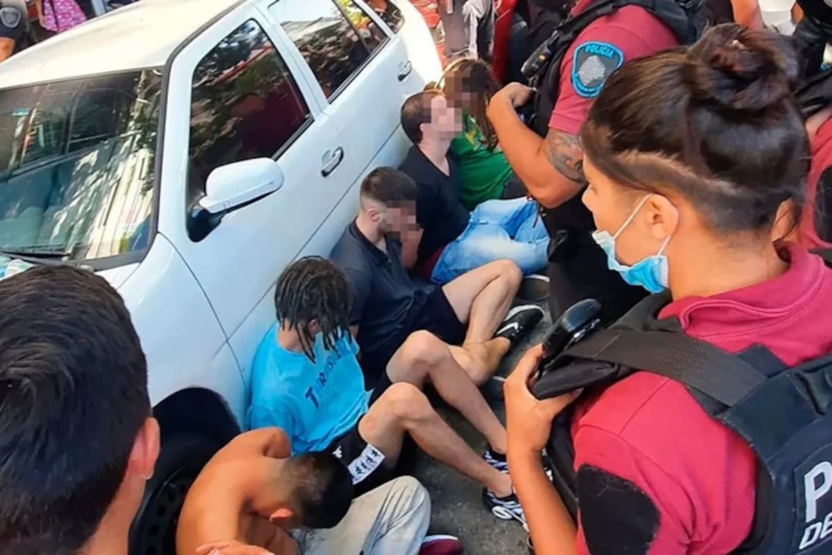 Así detuvieron a los seis acusados por violación. violación grupal de Palermo
