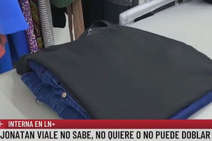 Así dobla la ropa Luis Majul