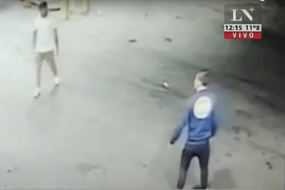 Así empezó la pelea en la estación de servicio de José C. Paz