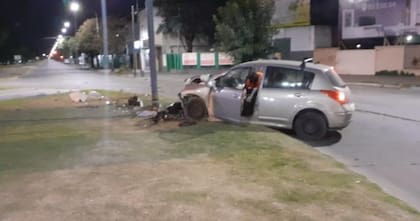 Así encontraron al conductor alcoholizado en Necochea