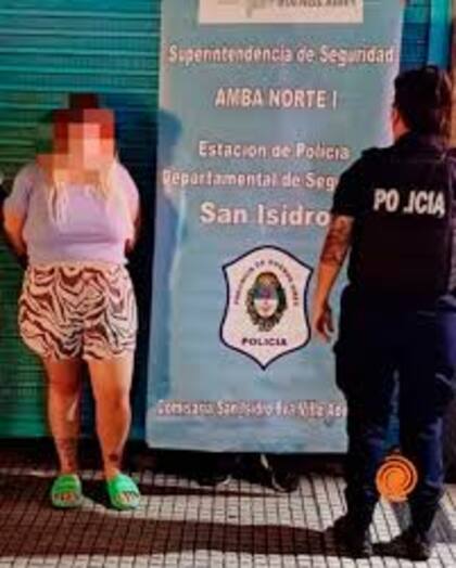 Así era detenida Morena Rial