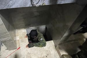 Así era el acceso al búnker en la lujosa casa donde estaba escondido "Fito"