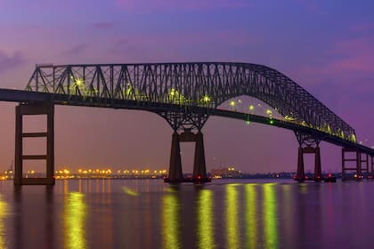 Así era el puente Francis Scott Key antes de que un barco chocara contra él