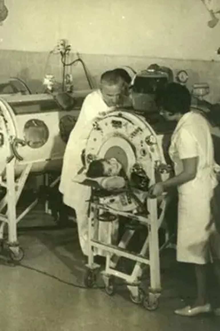 Así era la atención de los chicos en un hospital bonaerense en tiempos de polio