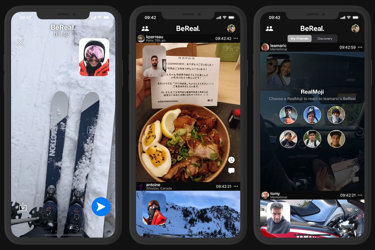 Así es BeReal, la app que apuesta a lo espontáneo con una foto diaria sin filtros y una ventana de dos minutos para hacerla