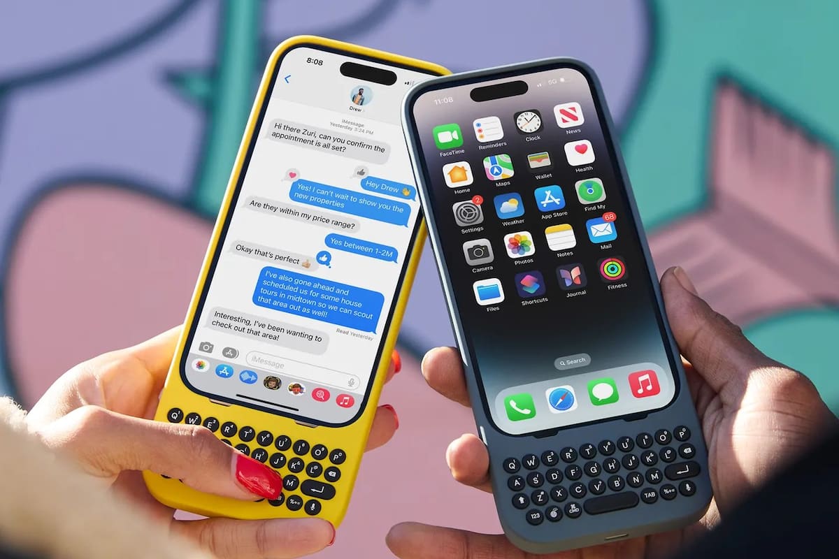 Así es Clicks, la funda con teclado para el iPhone 14 Pro y el 15 Pro y Pro Max