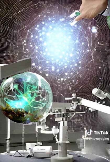 Así es como serían controladas las explosiones desde los laboratorios, según el tiktoker