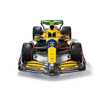 Así es el auto que McLaren estrenará en al GP de Mónaco de F1, en homenaje a Ayrton Senna (Twitter @McLarenF1)
