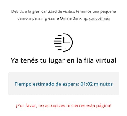 Así es el cartel que aparece en uno de los bancos esta mañana