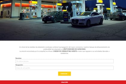 Así es el falso formulario que muchos usuarios completaron para obtener el cupón