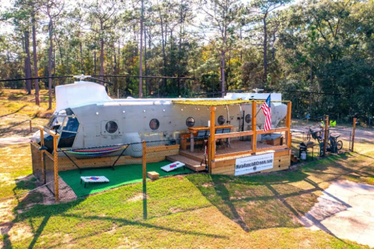 Así es el helicóptero del ejército en el que se puede dormir en Florida