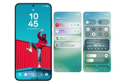 Así es el nuevo One UI 7 que debutó con el Galaxy S25, pero que estará disponible para las dos generaciones anteriores a partir del 7 de abril