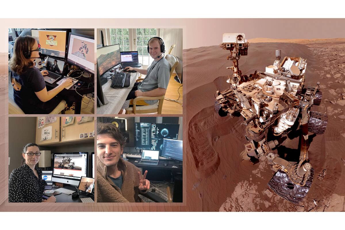 Así es el teletrabajo más extremo, con ingenieros de la NASA que trabajan de forma coordinada para controlar al rover marciano Curiosity