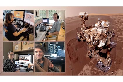 Así es el teletrabajo más extremo, con ingenieros de la NASA que trabajan de forma coordinada para controlar al rover marciano Curiosity